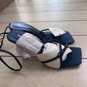 Zara glitter sandals